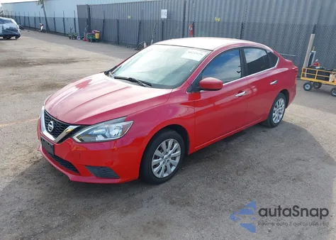 2017 Nissan Sentra Sv z USA, uszkodzony, nr VIN 3N1AB7AP4HL697158